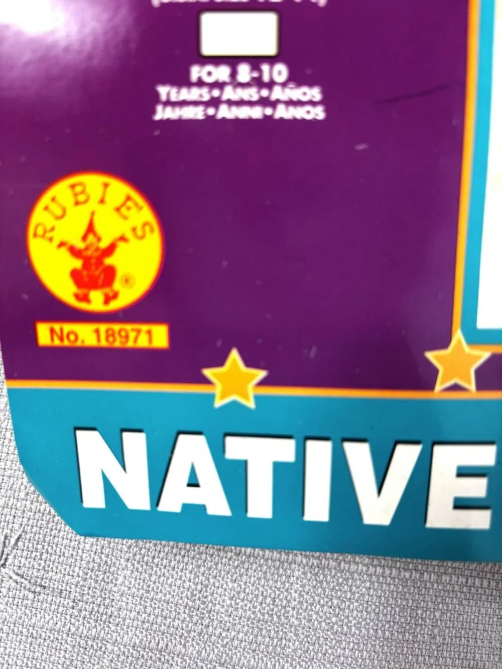 Rubie’s Native American Boy Faux Suede Costume w/ Head piece Sz 8-10 & 12-14NWT - Picture 6 of 14